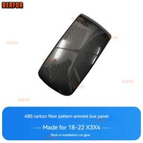 Carbon fiber Interior Car Center Console Tidying Armrest Box Panel Cover For BMW X3 X4 2011-2022 F25 G01 G08 G02