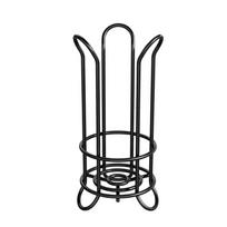 Iron Tissue Storage Rack Large Capacity Napkin Stand Simple Standing Toilet Roll Holder  Farmhouse juoda