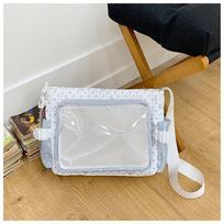 Polka Dot Crossbody Shoulder Bag for Women Large Capacity Transparent Shoulder Bags Comfortable and Versatile Texture Ita Bag balta