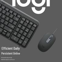 Logitech MK106 Wired Keyboard and Mouse Combo