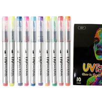 Painting 10 Colors Body Paint Pen Quick Drying Washable Fluorescent Highlighters Safe Colorful Luminous Pen DIY Projects įvairiaspalvis