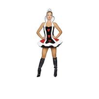 Sexy Queen of Hearts Costume Women Adult Fantasy Party Cosplay Fancy Sexy Costume Disfraz Adulto Halloween Carnival Dress Up L