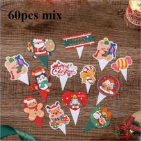 Christmas Baking Cups Food Grade Paper Cup Cake Baking Muffin Molds Oil-proof Cupcakes Liners Cases Cake Tools Party Decor