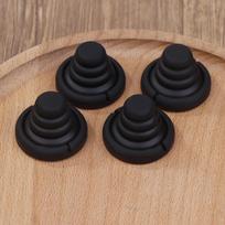 4PCS Car Door Shock Absorber Cushion Silicone Pad Universal Gasket Trunk Sound Insulation Pad Shockproof Latch Accessories juoda