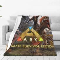 Ark Survival Evolved Ultimate Edition Keturi Metų Laikai Patogi Šilta Minkšta Mesti Antklodė Ark Survival Evolved Žaidimų Dinazaurai 75x100cm (30x40inch)