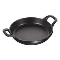 Plat - STAUB - Plat Rond Empilable - 16 cm - Fonte - Noir - Compatible tous feux