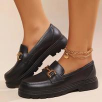 Women's Shoes  Hot Selling Fashion Casual Versatile Shoes Outerwear Lazy Slip-on Thick-soled Loafers for Women   Zapatos 37