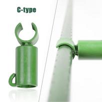 30pcs Agricultural Greenhouse Plant Growing Support Shelf Bracket Connector For 16mm Pipe Garden Top Pillars Fixed Joint