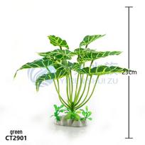Akvariumo kraštovaizdžio modeliavimo vandens augalai - Modelis CT29 žalia