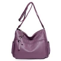 Middle-aged women's bag new fashionable one-shoulder crossbody bag simple and atmospheric mother bag fashionable trendy handbag bag
