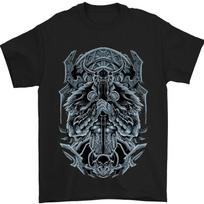 Viking God Odin Valhalla Norse Warrior T Shirt XL