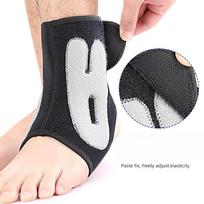 Ankle Fixing Belt Arc Fit Aluminum Plate Support Pressurized Stable Walking Ankle Brace Left- average size juoda