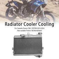 Radiator Cooling Engine Cooler For Yamaha Tenere 700 XTZ700 2019-2024 Silver