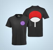 Sasuke Uchiha Rinnegan Auge Naruto Pain Eye Akatsuki Anime Herren Bio T-Shirt S