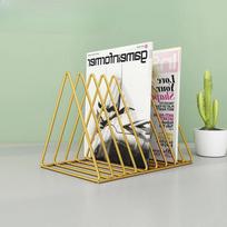Book Storage Rack Black Newspapers Magazines Stand Student Stationeres Organizer Desktop Iron Book Shelf Vinyl Records Holder auksinė