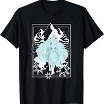Pokémon Alolan Ninetales Frozen Mountains Retro Portrait T-Shirt S juoda