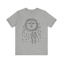 Sun Tarot Austin Osman Spare T-shirt Mystery Art Shirt Celestial Astrology Tee Vintage Gothic Men's and Women's T-shirts S