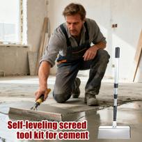 Self-Leveling Concrete Tools Telescopic Pole Cement Squeegee Concrete Self-Leveling Squeegee For Contractors DIY Homeowners China Mainland