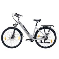 TTGO HZ-28ST Elektrinis dviratis miesto kelionėms 36V20Ah Baterija 250W Variklis 120KM Nuotolis 25KM/H Didžiausias Greitis 28 Colių Padangos Elektrinis Dviratis balta