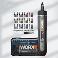 zmart WORX WX242 Mini Electric Screwdriver Smart Cordless Electric with Electric Drill Rechargeable Smart Power Small Electric DIY Lightweight juoda