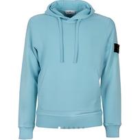 Stone Island Solid Color Pullover Hooded Long Sleeve Sweatshirt Men sweatshirt Sky-Blue 731564120-V0044 XL