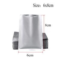 50Pcs Silver Vacuum Sealer Aluminum Foil Mylar Bags Storage Pouches Home Kitchen Kit For Convenient Food Nuts Premium