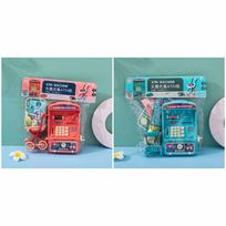 Children's Play House Toys Simulation Vending Machine Shopping Hand Push Car Coin ATM Toys Kids Interactive Toys Birthday Gifts