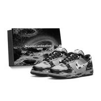 Nike Big Space Exploration, Phantom Dream Ruins Slip Resistant Abrasion Resistant Low top Skateboard Shoes Unisex 355152-106(Team-S-BOX) 40