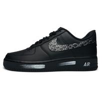 Nike Air Force 1 Silver Scales Glistening Low top Skateboard Shoes Unisex Black Silver FZ0627-010(Team865-) 40.5