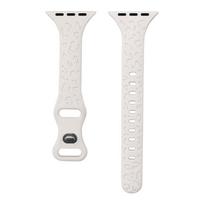 Engraved Strap For Apple Watch Bands 40mm 44mm 41mm 45mm 46 49mm Slim silicone bracelet iwatch series 9 8 7 3 ultra 2 se 10 band 38 40 41mm S10-42mm