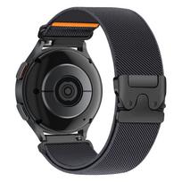 Parachute Straps For Samsung Galaxy Watch 7/FE/5/pro/6/4/Classic/active 2/Gear s3 Bracelet Huawei watch GT 3 4 5 20mm 22mm Band Galaxy 46mm-Gear S3 tamsiai pilka spalva