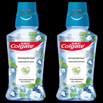 Colgate Peppermint Mouthwash Twin Pack