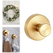Suction Cup Hooks for Wreaths on Glass, Model No-Drill Suction Cup Hooks, Wreath Hangers for Front Doors, Metal Towel Hooks