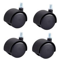 4Pcs Replacement Silent Trolley For Industrial Furniture with Brake Roller Office Chair Caster Furniture Caster Chair Wheel