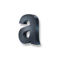 Metzler 3D namo numeris | nerūdijantis plienas | antracito pilka | aukštis 20 cm | a