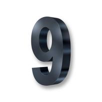 Metzler 3D namo numeris | nerūdijantis plienas | antracito pilka | aukštis 20 cm | 9