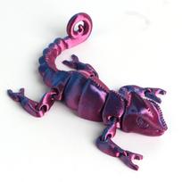 3D Spausdinimo Gyvatė Chameleonas Žaislas Imitacinis Gyvūnas Gyvatė Gradiento Spalvos Sąnariai Judantys Vaikų Dovanų Žaislai Namų Dekoras 13cm