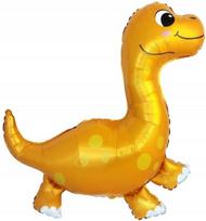 Balon Foliowy Dinozaur Dino Diplo Zwierzęta Gady Urodziny Roczek 87X91Cm
