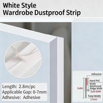 New Self-Adhesive Cabinet Door Dust Strips 2.8M TPE Seal Strip Blackout Strip Insect-proof balta