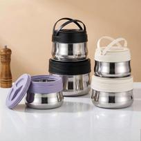ARKIE Insulated Food Warmer Set 3.5L/7.5L/15L juoda