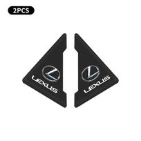 Interior Stickers 2pcs Auto Logo Car Door Guard Edge Corner Protector For Lexus F-SPORT ES RX NX LS UX LM LX GX LC RZ IS CT GS R