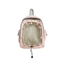 Schoolbag Cotton Doll Ita Bag Large Capacity Transparent Backpack Doll Display Storage Bag  Outdoor Pink S