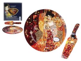 Talerz Deserowy Z Łopatką Gustav Klimt Adela Porcelana Na Prezent