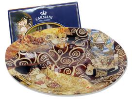 Talerz Dekoracyjny Gustav Klimt Kolaż Porcelana Sztuka Na Prezent
