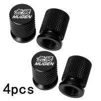 For Honda Civic Accord 7 Type R FN2 FK8 Fit Jazz RS CRX Mugen 4pcs Car Wheel Tire Valve Caps Tyre Stem Covers Airdust Waterproof juoda