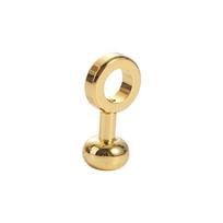 Copper Zipper Transform Buckle Round Studs Rivets Replace Chain Buckle Mini Handbag Repair Kit Adjust Hardware Button Female