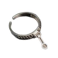 [HS][LA]Anime JoJos Bizarre Adventure Stand-in Zipper Ring Open Ring For Women Men Lover Vintage Jewelry