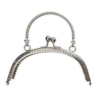 Mini Metal Purse Frame Kiss Clasp Bag Hardware Vintage Bag Kiss Clasp Lock Bag Clasps Handle Bag Accessories