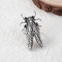 Vintage Creative Cicada Ladybug Open Adjustable Ring For Men Women Insect Jewelry