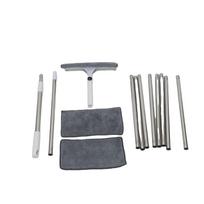 Window Squeegee Multifunctional 180 Rotatable Window Clning Tool with Extension Pole for Wall Door